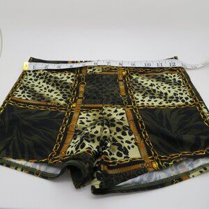 Boys Small Brown Swim Trunk Shorts Leopard Sun Pool Beach Lounge Sample New